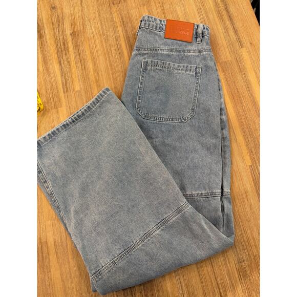 Princess Polly Wide Leg Jeans Size 10 - Picture 8 of 9